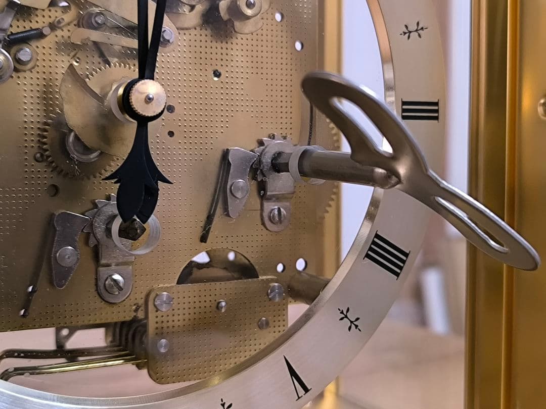 【希少/極美品】ドイツ製 ユンハンスウエストミンスター置き時計Junghans