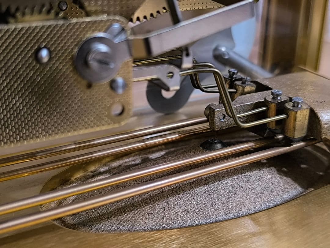 【希少/極美品】ドイツ製 ユンハンスウエストミンスター置き時計Junghans