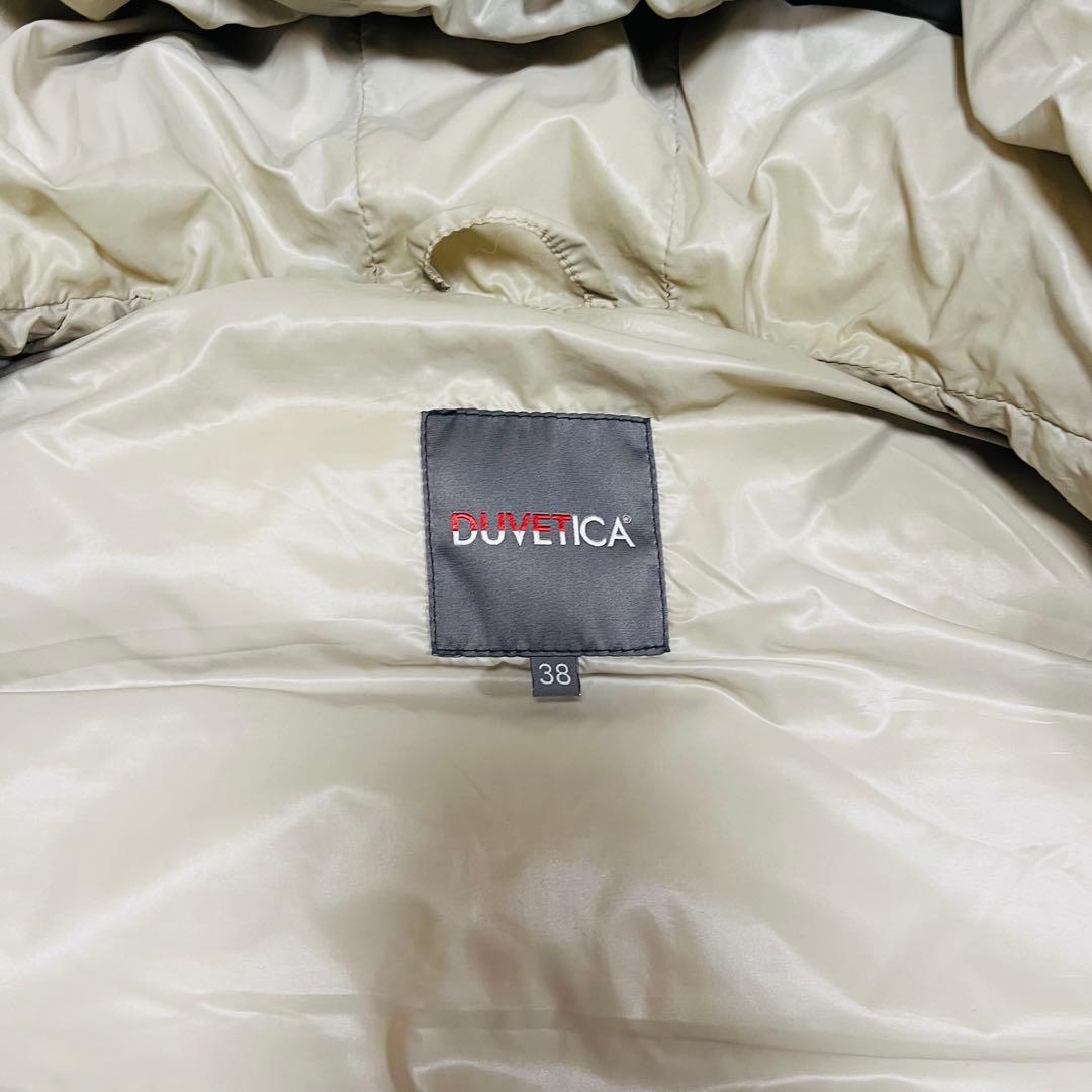 DUVETICA デュベティカ　ダウンベスト ウール ダウン90% グレー 38