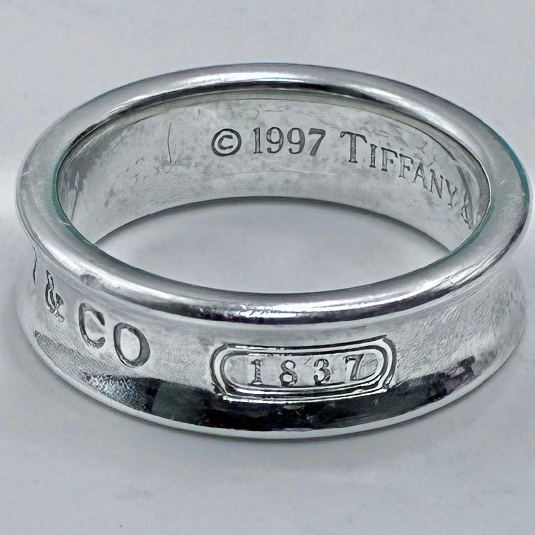 【大きいサイズ】ティファニー 20号 ナローリング シルバー 美品