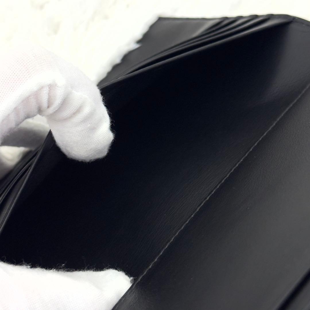新品級✨CELINE セリーヌ トライフォールド 三つ折り 財布 ブラック