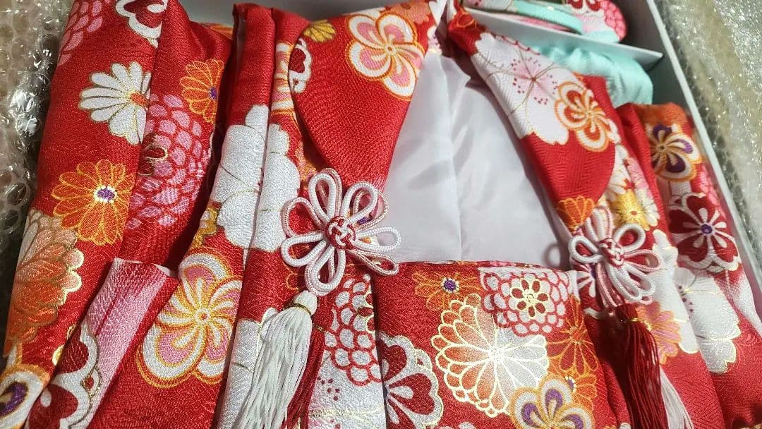 七五三　着物　3歳　女の子　9点フルセット