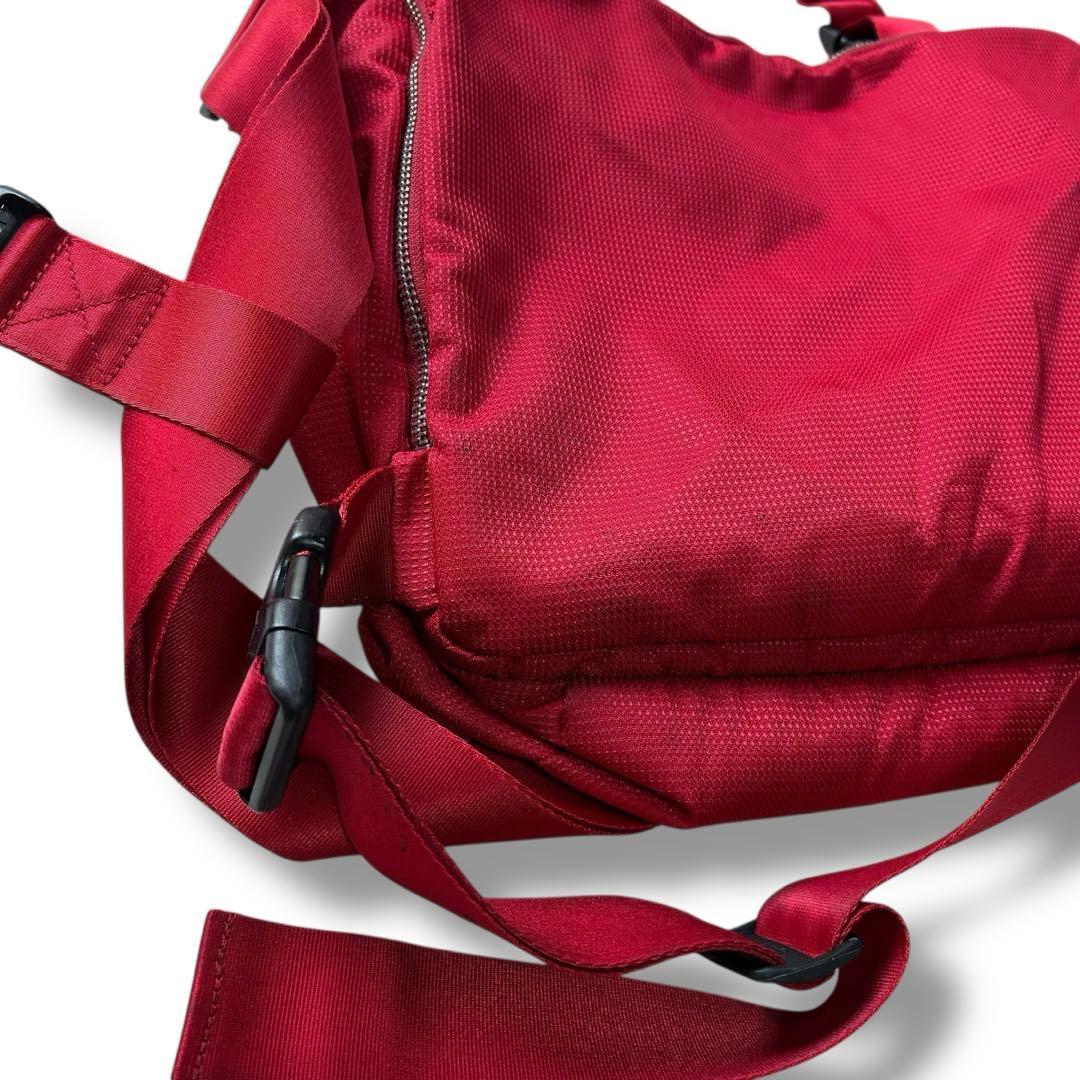 Y-3 ギミック メッセンジャーバッグ ショルダーバッグ レッド