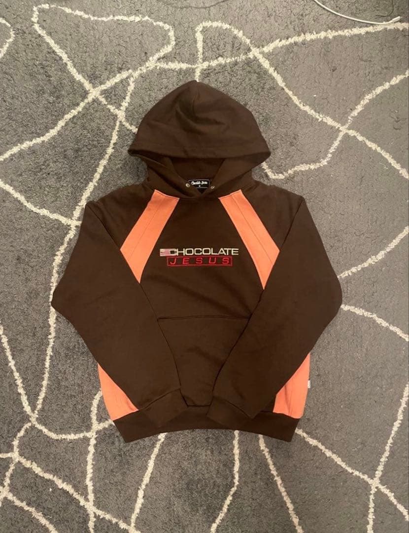 Chocolate Jesus M パーカー ブラウン ピンク