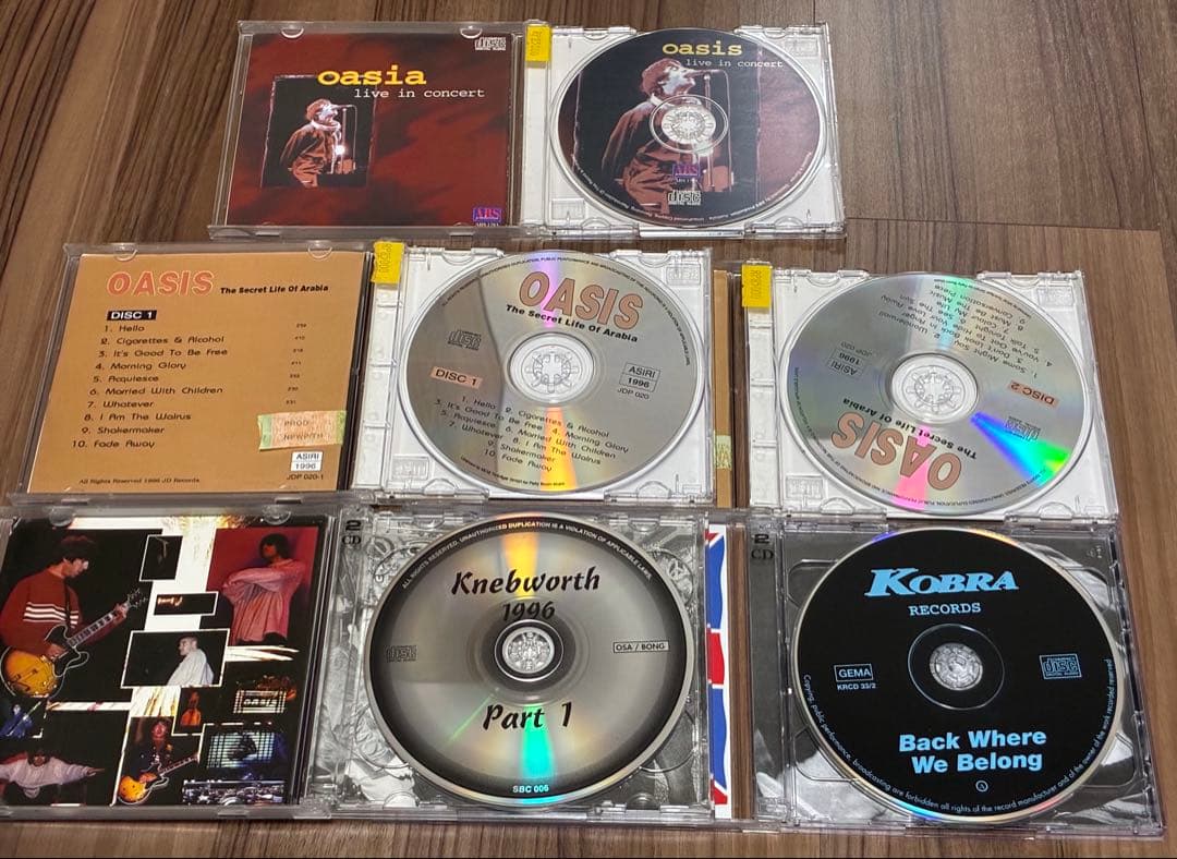 oasis Bootleg CDコレクション 9点セット