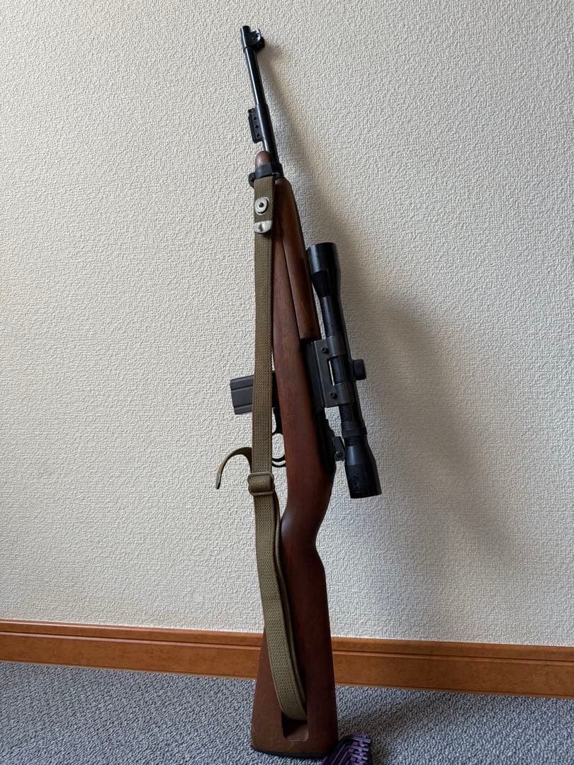 スコープ付き MGC M1カービン リアルウッド スリング オイラー モデルガン