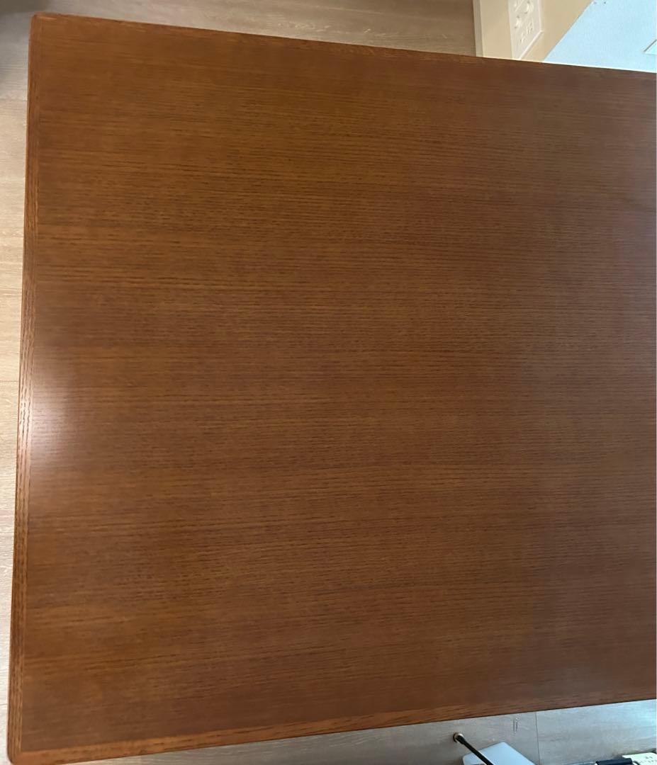 【送料込美品】 　カリモク60 ダイニングテーブル1300 ウォールナット