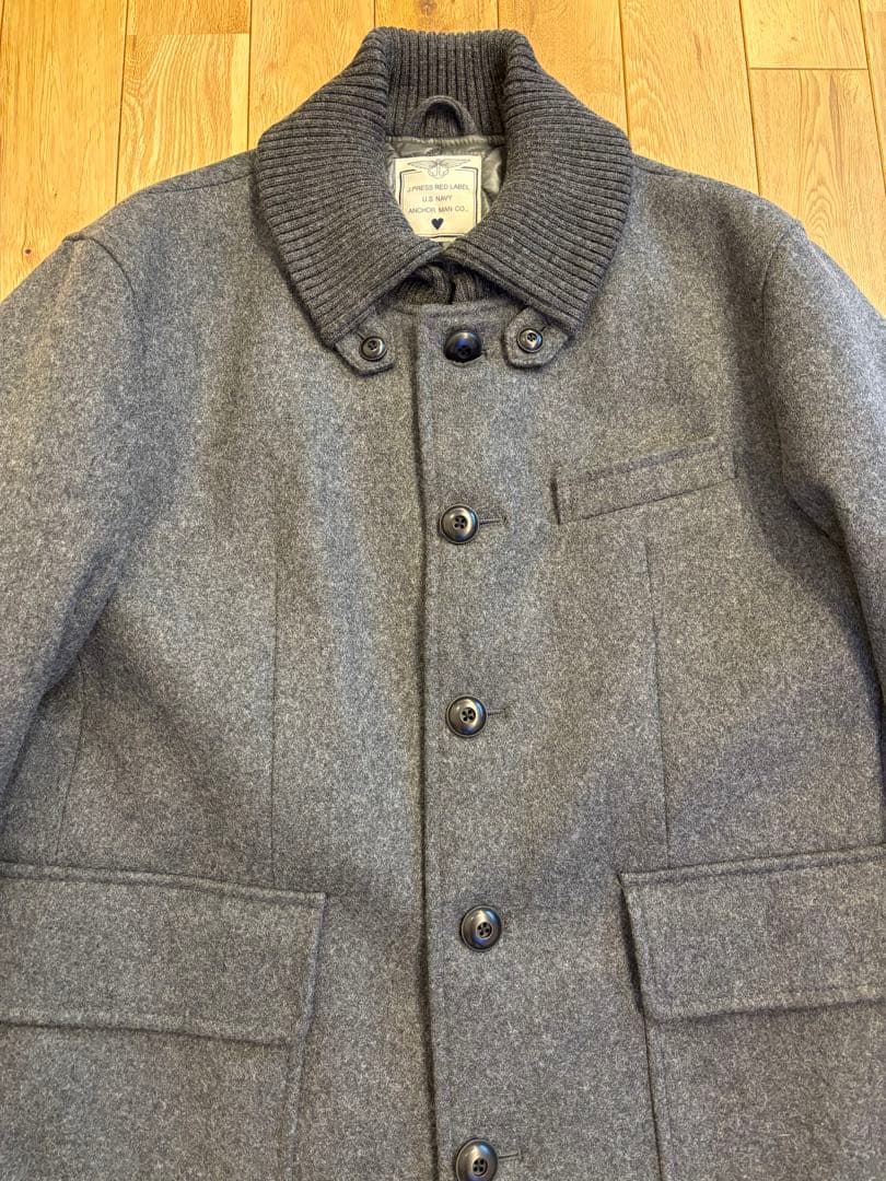 美品J.PRESS REDLABEL ウール　ドンキーコート　LL