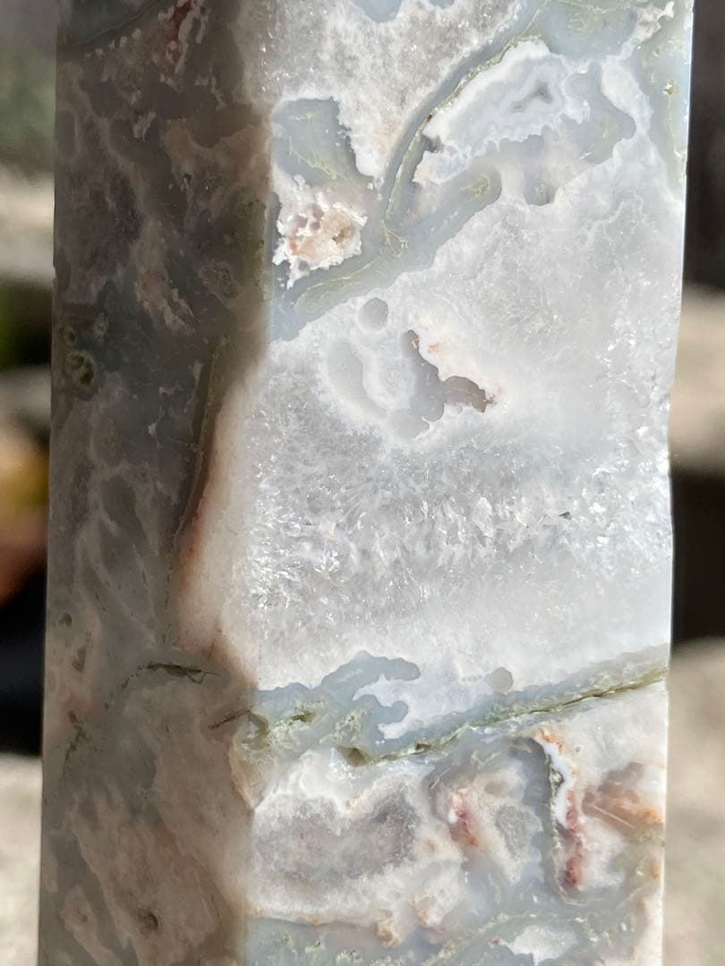 【子宝・健康・長寿・癒し】MR89 ピンクモスアゲートタワー⭐️ピンクジオード