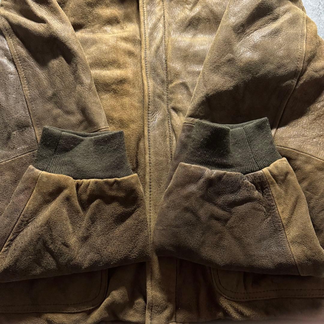 【90s vintage】フライトジャケット　L A2 シンサレート　本革　短丈