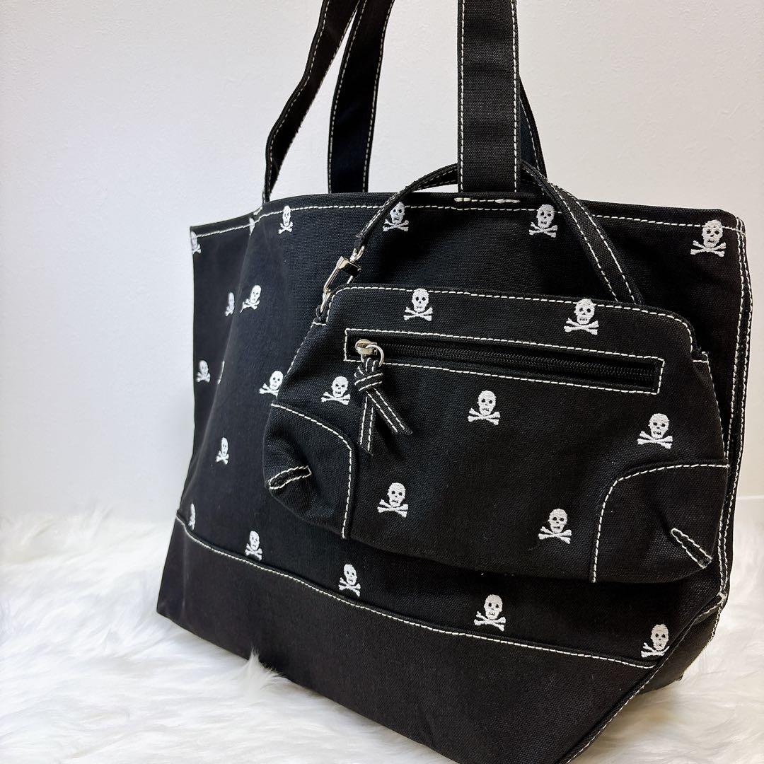 希少美品✨ラルフローレン　ラグビー　トート　スカル　A4 ミニポーチ　廃盤品