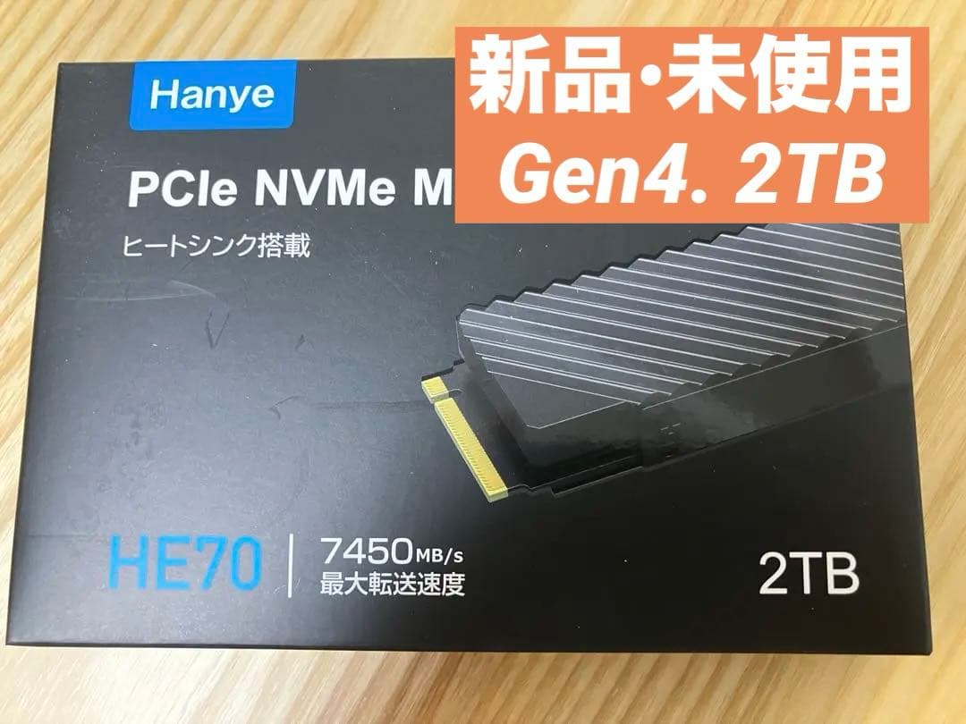 【新品•未使用】Hanye HE70 2TB M.2 SSD