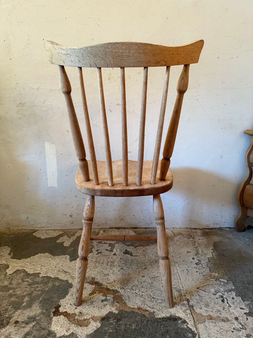 ビンテージ　ダイニングチェア　カフェチェア　剥離加工　no7