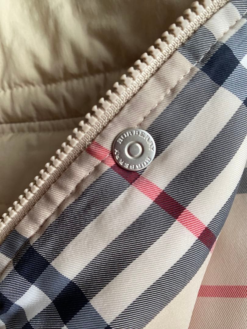 日本製BURBERRY フード付アウター 90cm バーバリージャケット