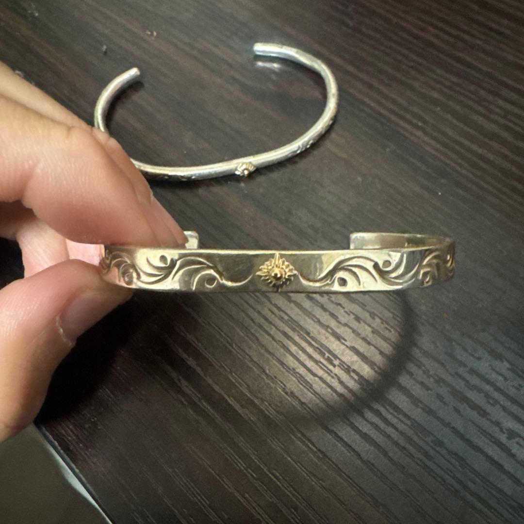 ARIZONA SILVER KTS シルバーバングル　k18セット