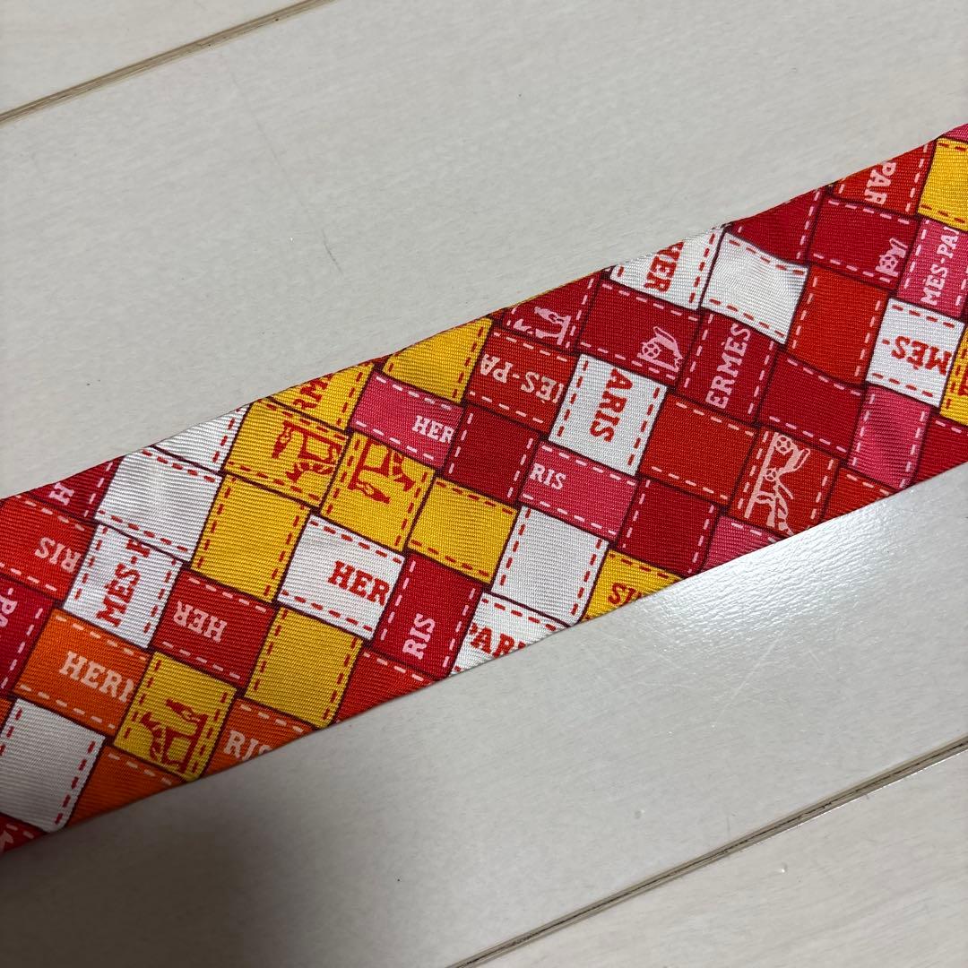 HERMES エルメス ツイリー ボルデュック リボン柄 確実正規品 スカーフ
