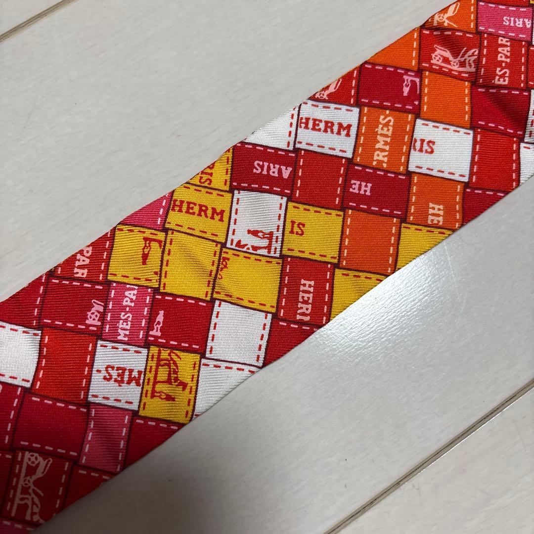 HERMES エルメス ツイリー ボルデュック リボン柄 確実正規品 スカーフ
