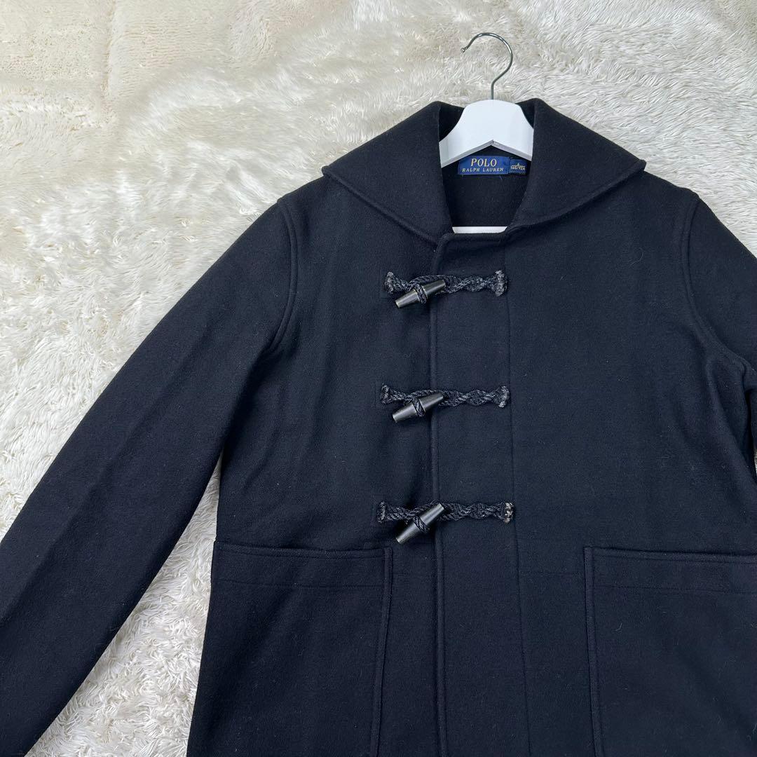Polo Ralph Lauren ダッフルコート ショート丈 トグル ブラック