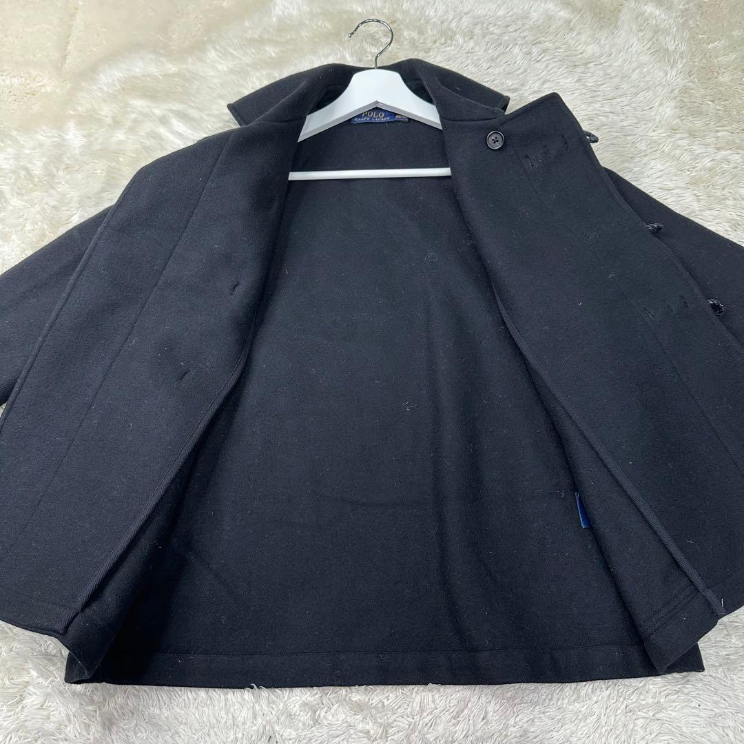 Polo Ralph Lauren ダッフルコート ショート丈 トグル ブラック