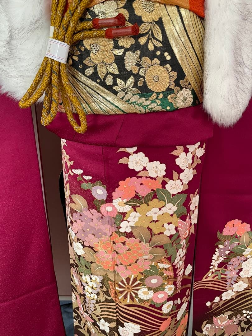 ②成人式　振袖　ふりそで　着物　振り袖フルセット可能