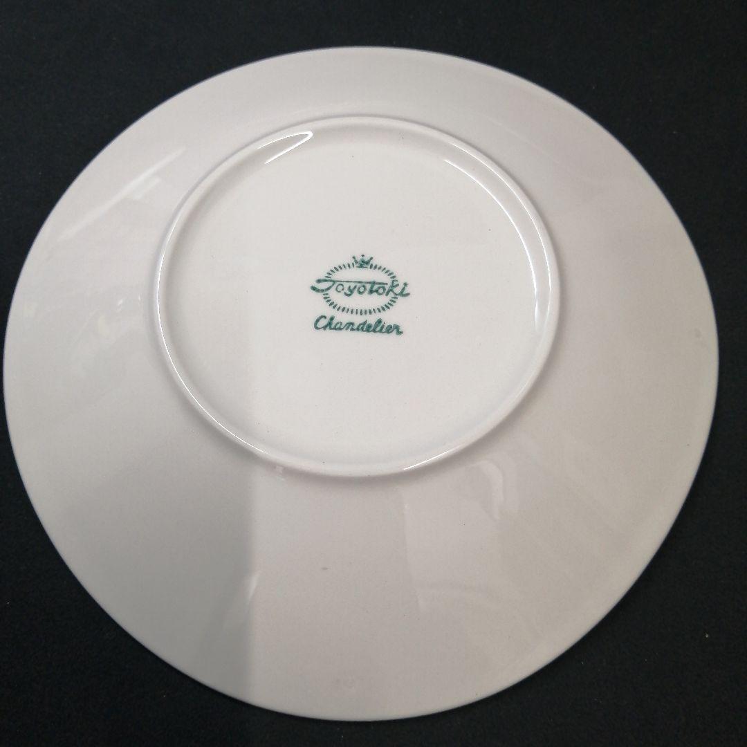 東洋陶器　Toyotoki chandelier ケーキ皿　6枚セット昭和レトロ