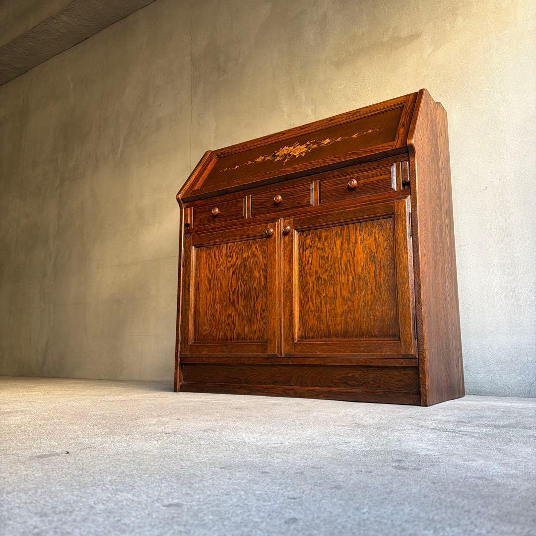 美品　三越　Brugge ブルージュ　ライティングデスク　ライティングビューロー