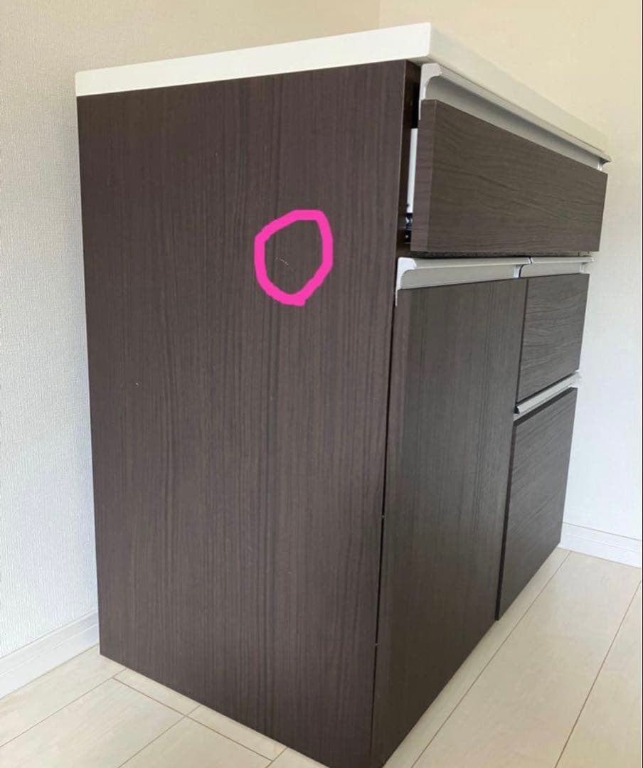 美品　ニトリ　キッチンカウンター