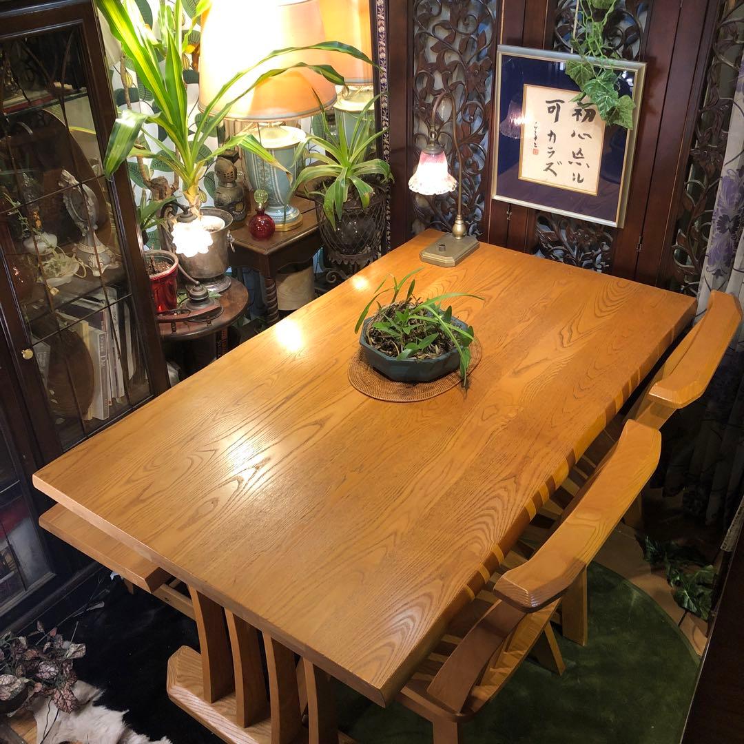 みーこ 　天板のみ　Sale JPN 和風　オーク無垢　ダイニングテーブル