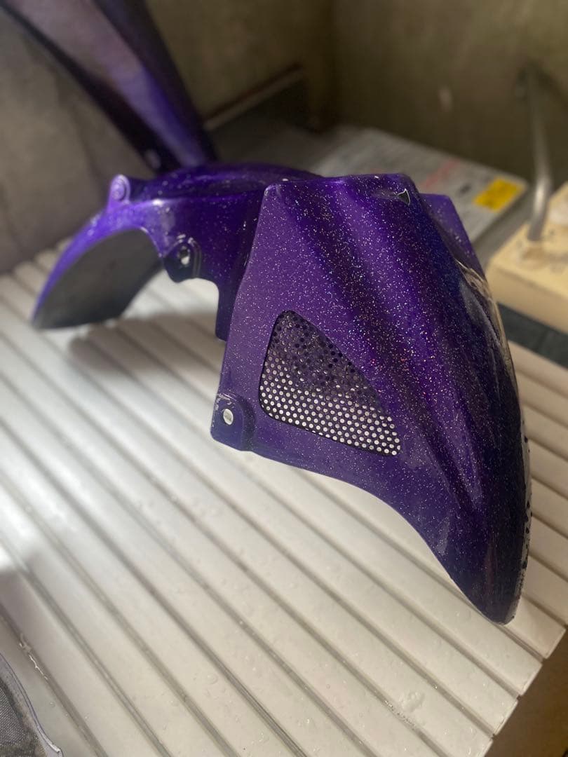 バイク カウル フェアリングセット 紫 マジェスティー250エアロ4点