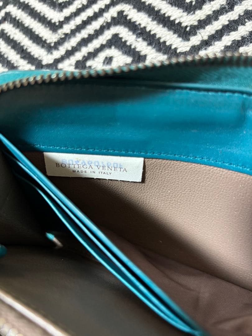 正規品BOTTEGA VENETA ラウンドファスナー 長財布イントレチャート