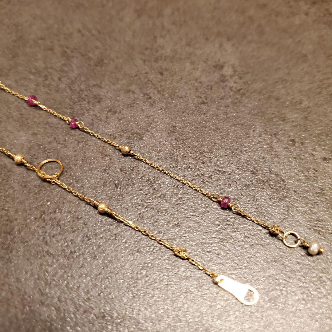 【1/4まで1万円OFF】agete アガット ブレスレット ゴールド 2連