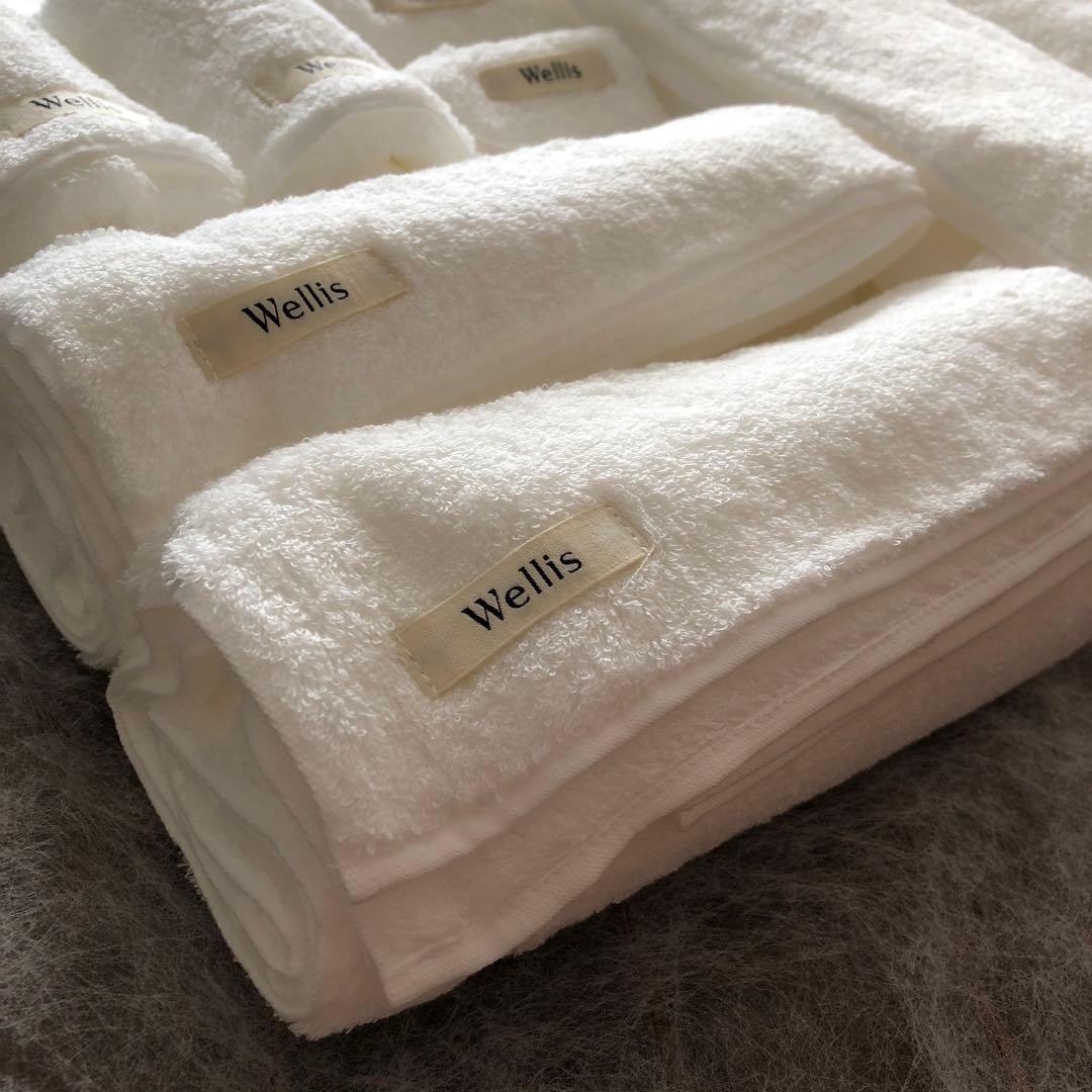 未使用　Wellis フルセット　ナチュラルホワイト　ふわふわなタオルセット