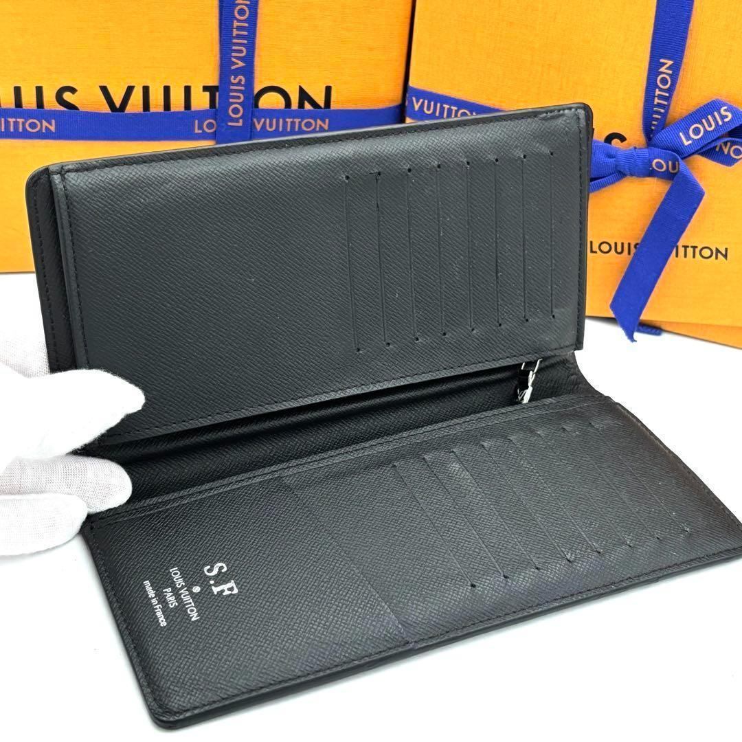 ☆美品☆ルイヴィトン 長財布 モノグラムエクリプス ポルトフォイユブラザ