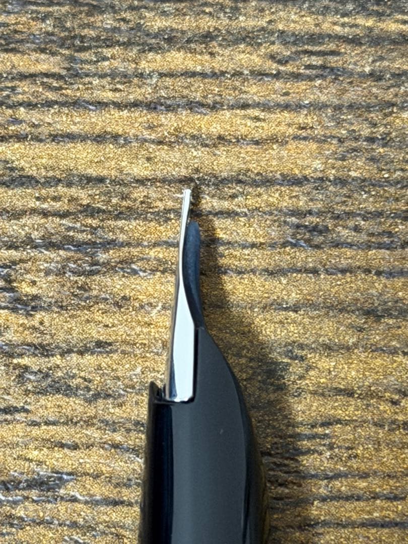 筆記確認&洗浄済　1975年製　全蝕刻　エリート　18金　F パイロット　万年筆