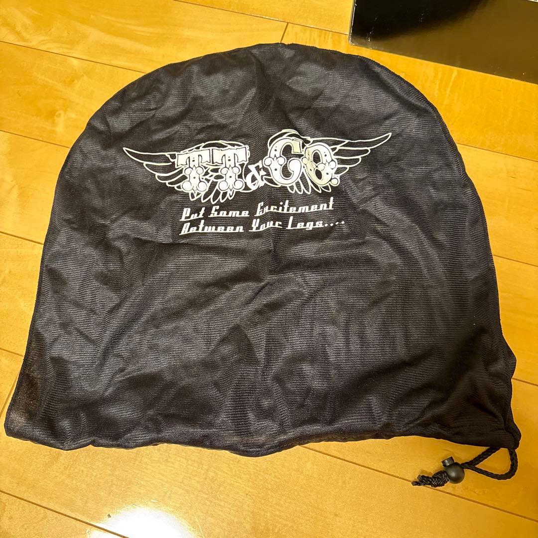 TT&CO ジェットヘルメット マットブラック　TT05J