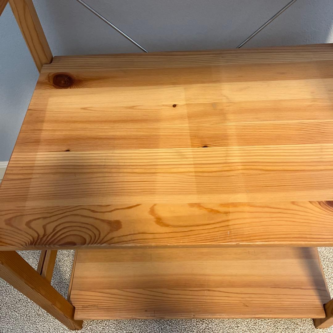 無印良品　木製 2段オープンシェルフ