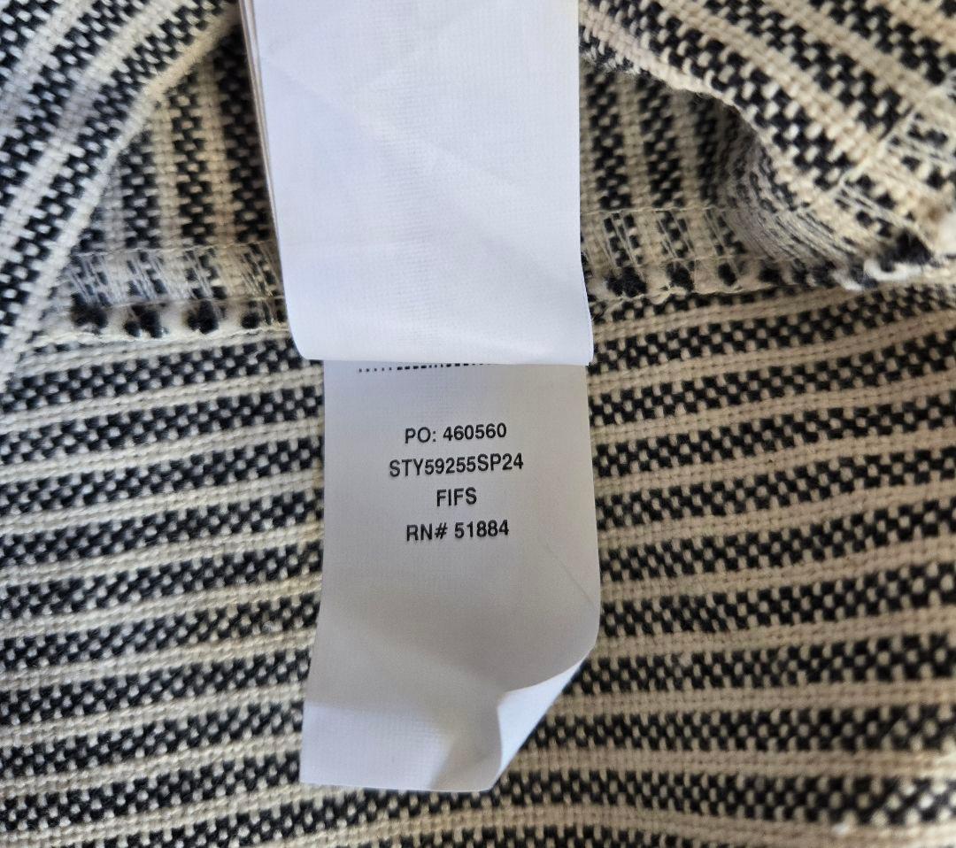 パタゴニア リサイクルマーケットトート FIFS ストライプ ホワイト グレー