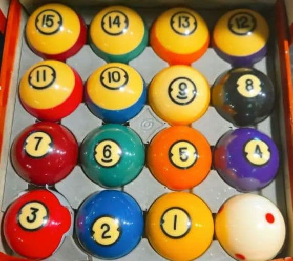 ビリヤード　ボール　球　15球×４セット