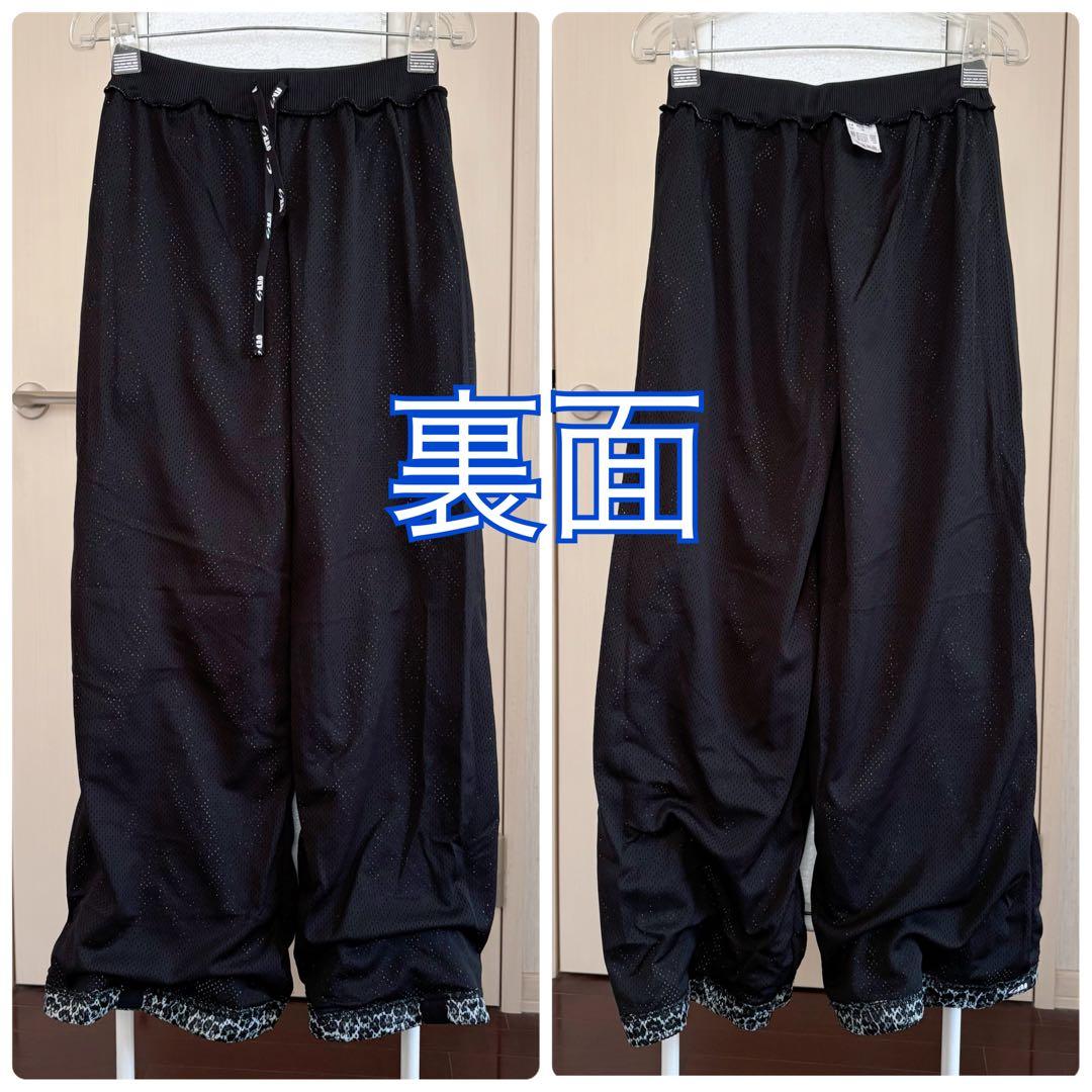 希少！【新品】《M.D.O》フィットネス★パンツ　ヒョウ柄メッシュ素材・男女兼用