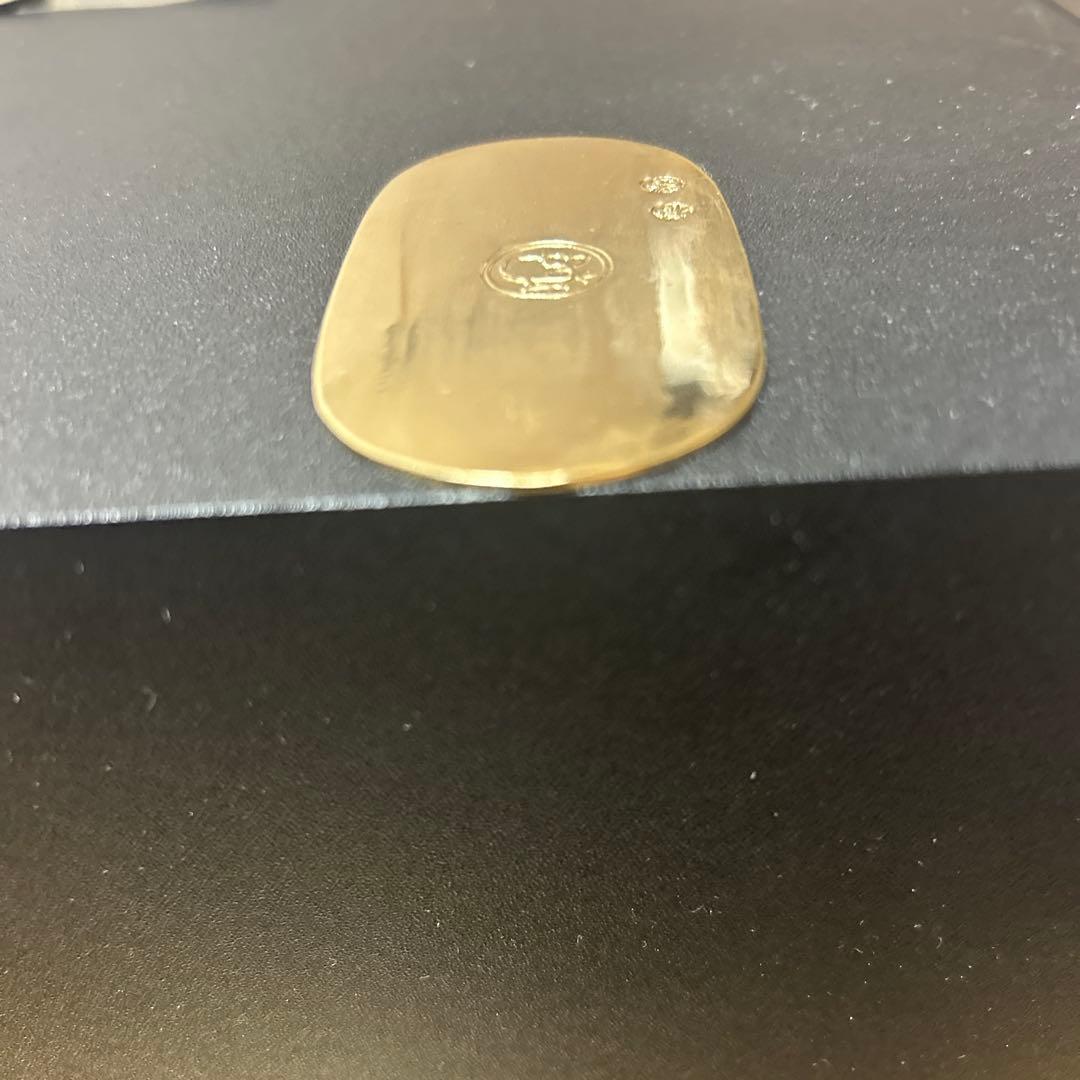 金色模様入りコレクションアイテム 約10cm 22g,21g 2個