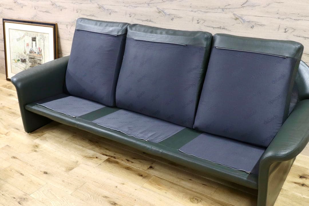 GMGH326○de sede / デセデ mobilia モビリア 3人掛けソ