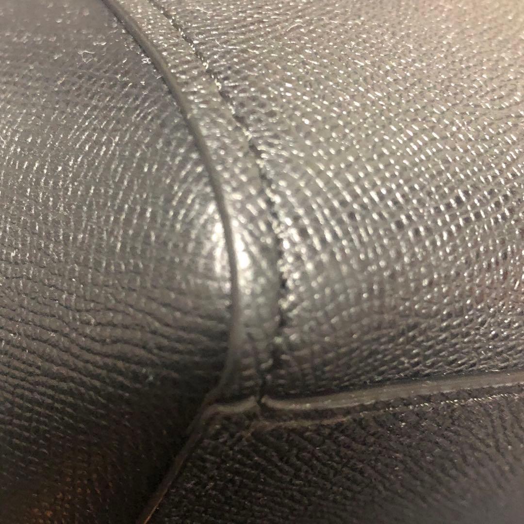 るるちゃ COACH コーチ トートバッグ レザー シボ革 ブラック 黒