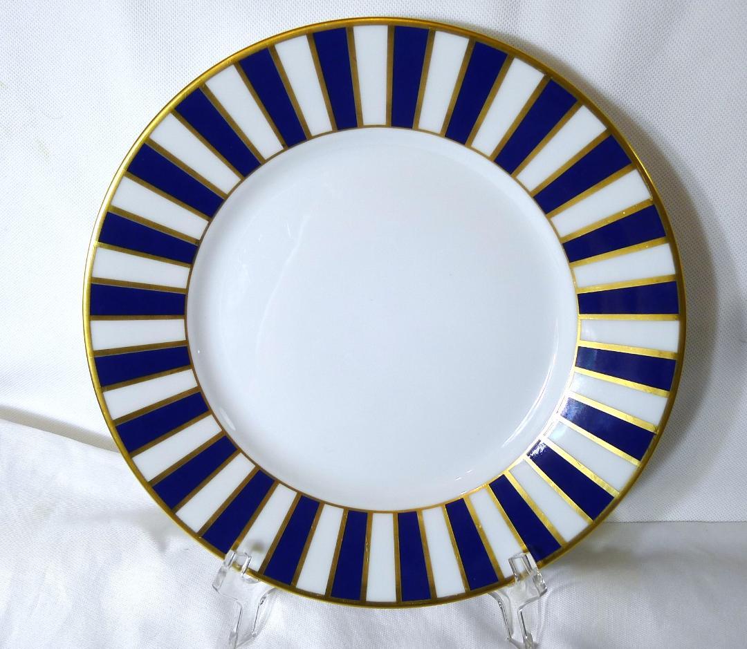 ☆【リチャードジノリ】アマデウスブルーGlaudio プレート19.5㎝単品美品