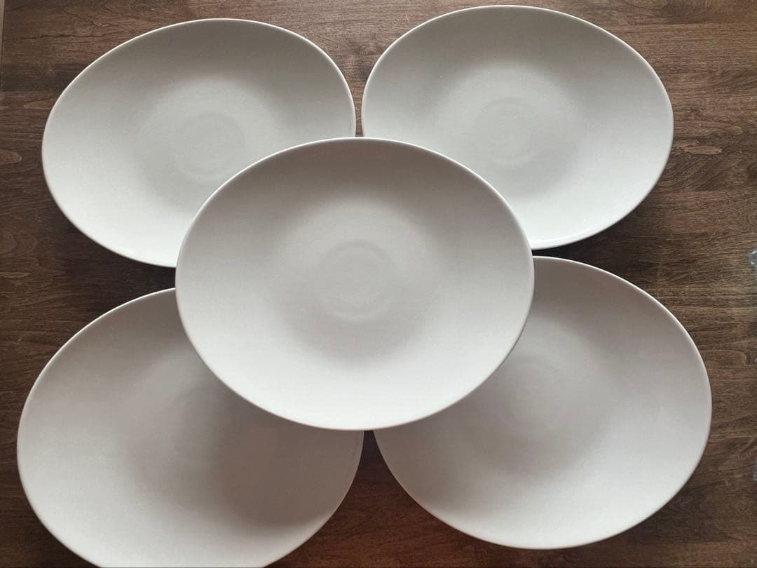 Tognana ホワイトオーバル皿5枚セット