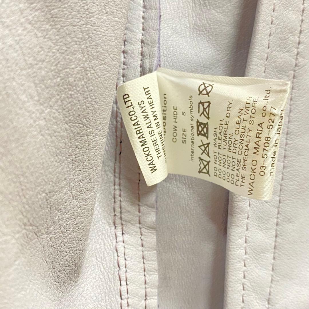 ジャケット・アウター WACKO MARIA SUEDE LEATHER TRUCKER JACKET