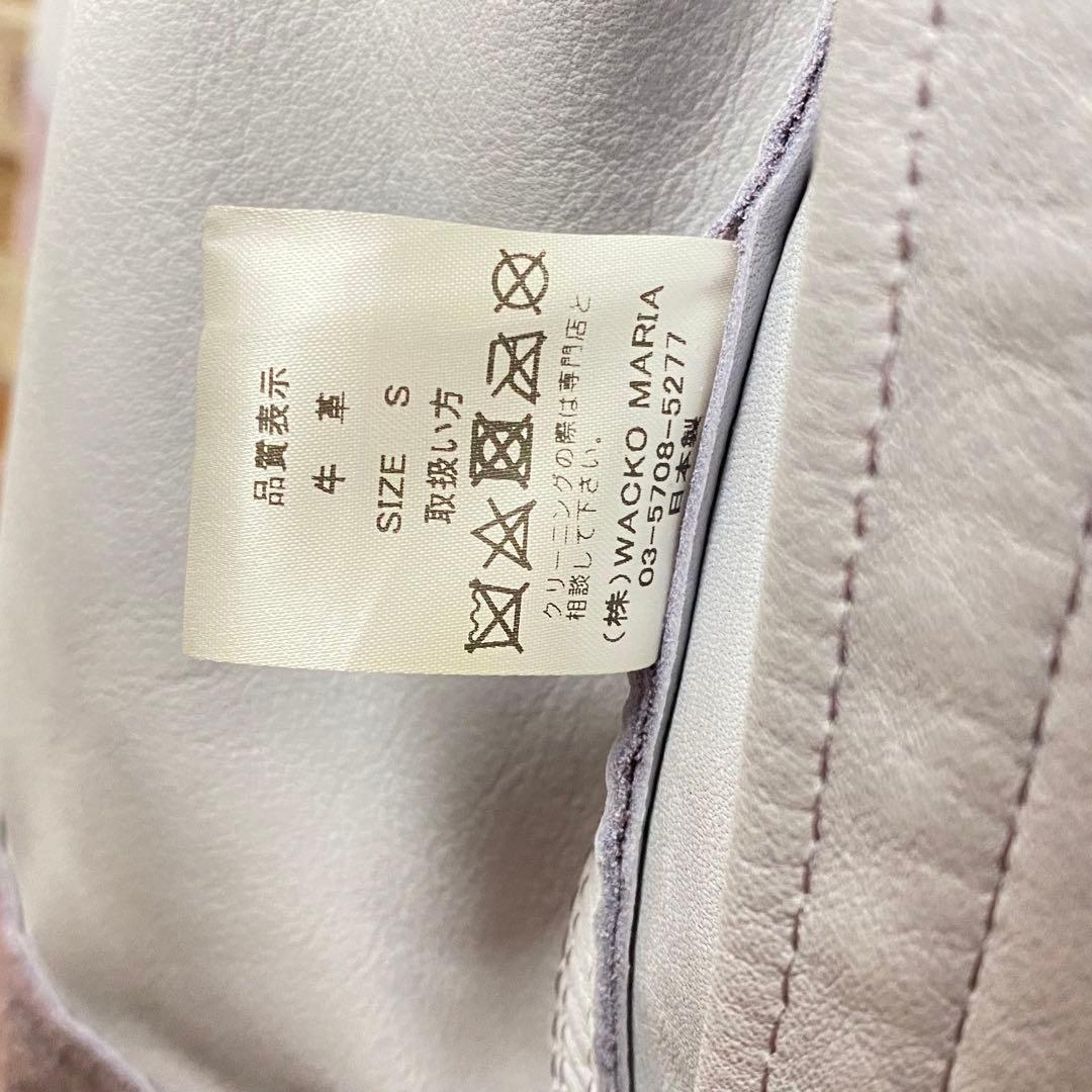 ジャケット・アウター WACKO MARIA SUEDE LEATHER TRUCKER JACKET