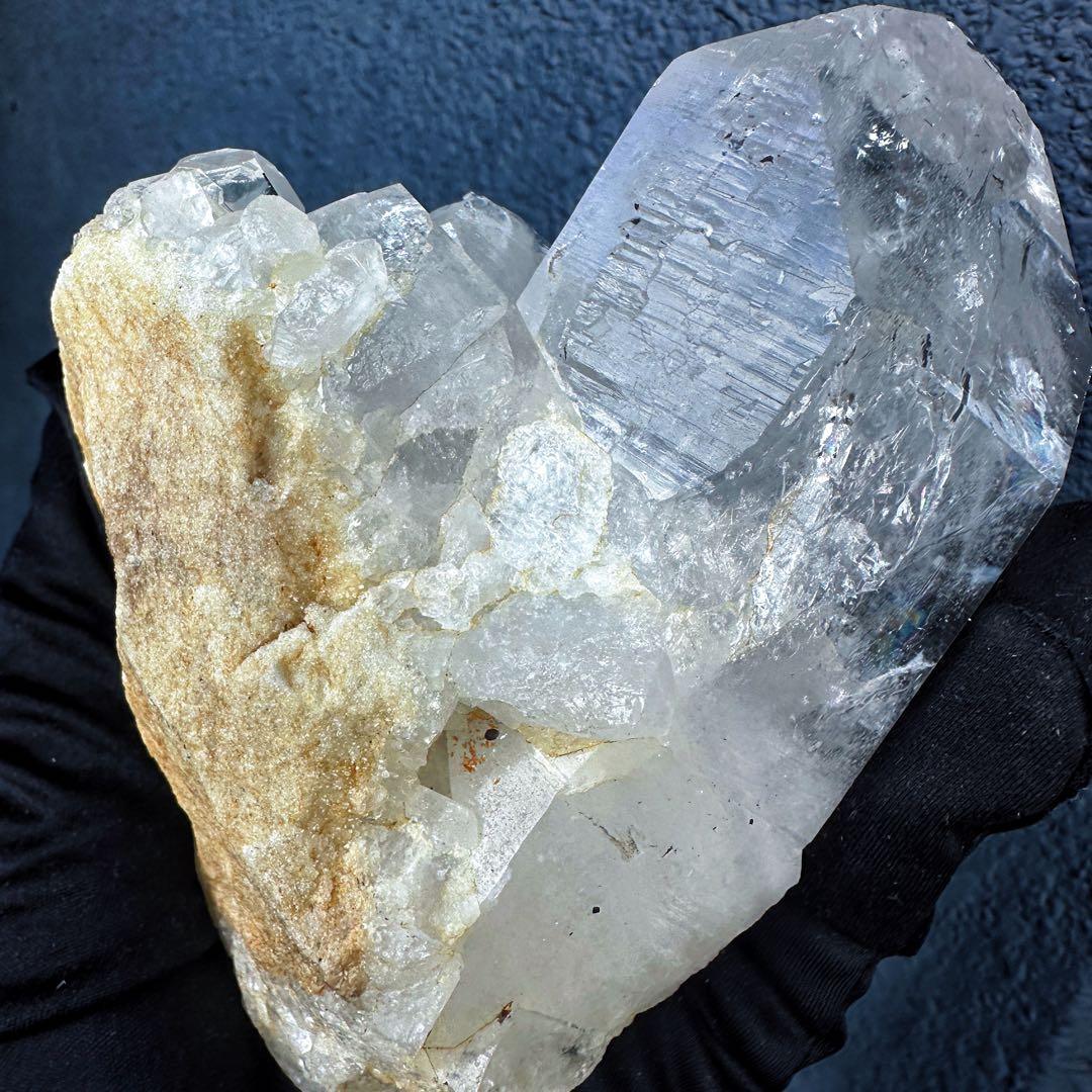 希少❗️超綺麗♡レインボー☆超強いパワー ヒマラヤ水晶 クラスター天然石A1459