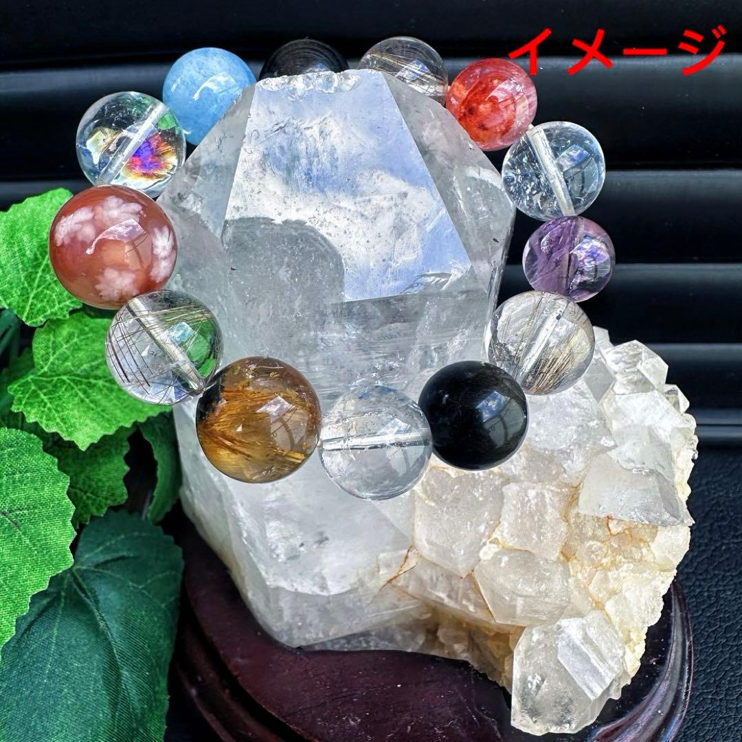 希少❗️超綺麗♡レインボー☆超強いパワー ヒマラヤ水晶 クラスター天然石A1459