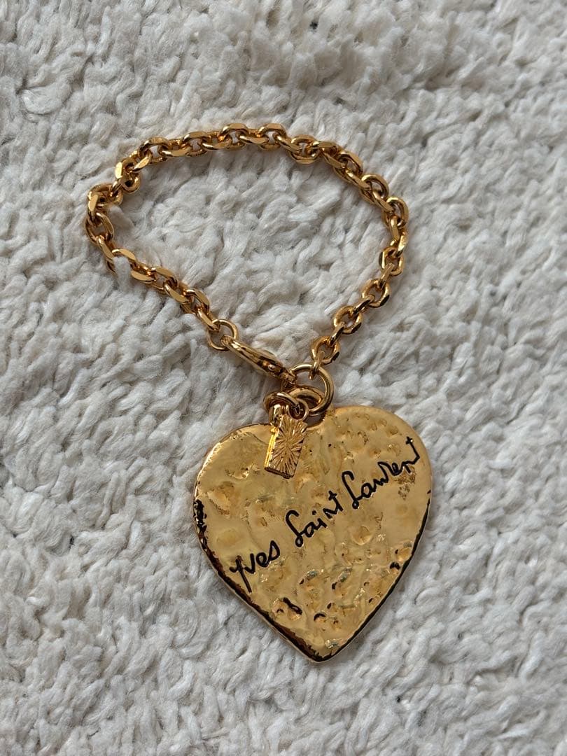 ヴィンテージ　イヴ　サンローラン　キーホルダー