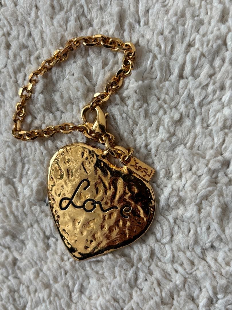 ヴィンテージ　イヴ　サンローラン　キーホルダー